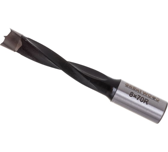 Сверло глухое HW 8x70 мм, S10x20 мм, RH Greatwood TL00000087