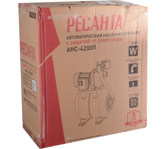 Автономная насосная станция Ресанта АНС-4200П 77/1/4