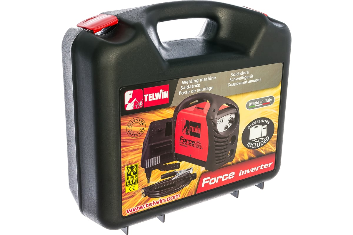 Сварочный аппарат Telwin FORCE 195 230V ACX PLASTIC CARRY CASE 815859