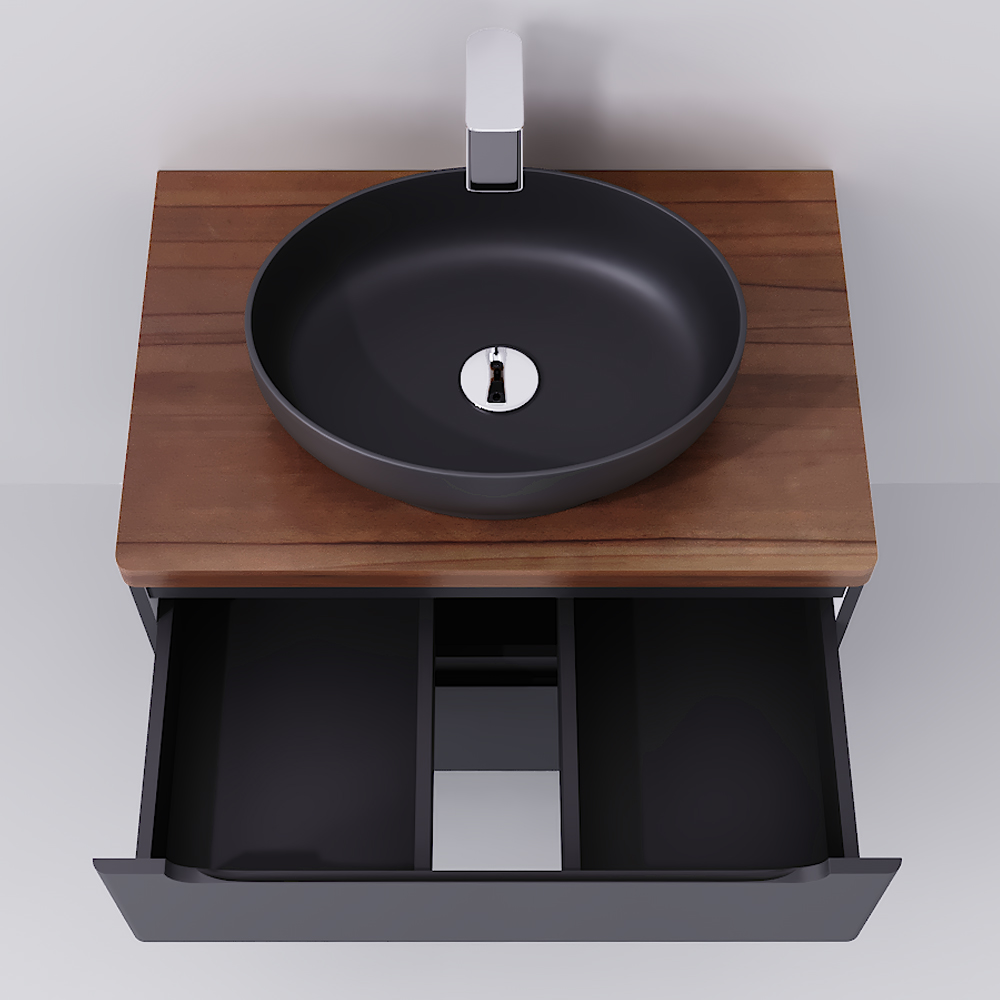 Столешница Jorno Wood 80 см темное дерево Wood.06.80/DW