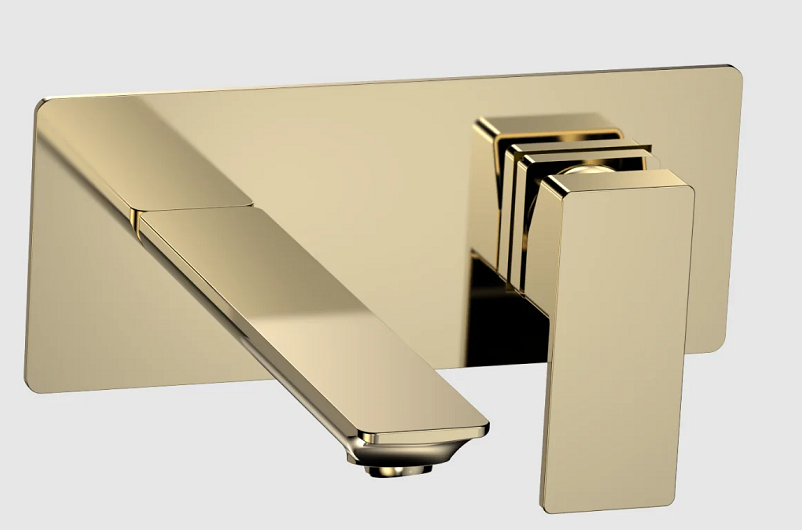 Смеситель для раковины AQUAme Savona AQM6815GG полированное золото