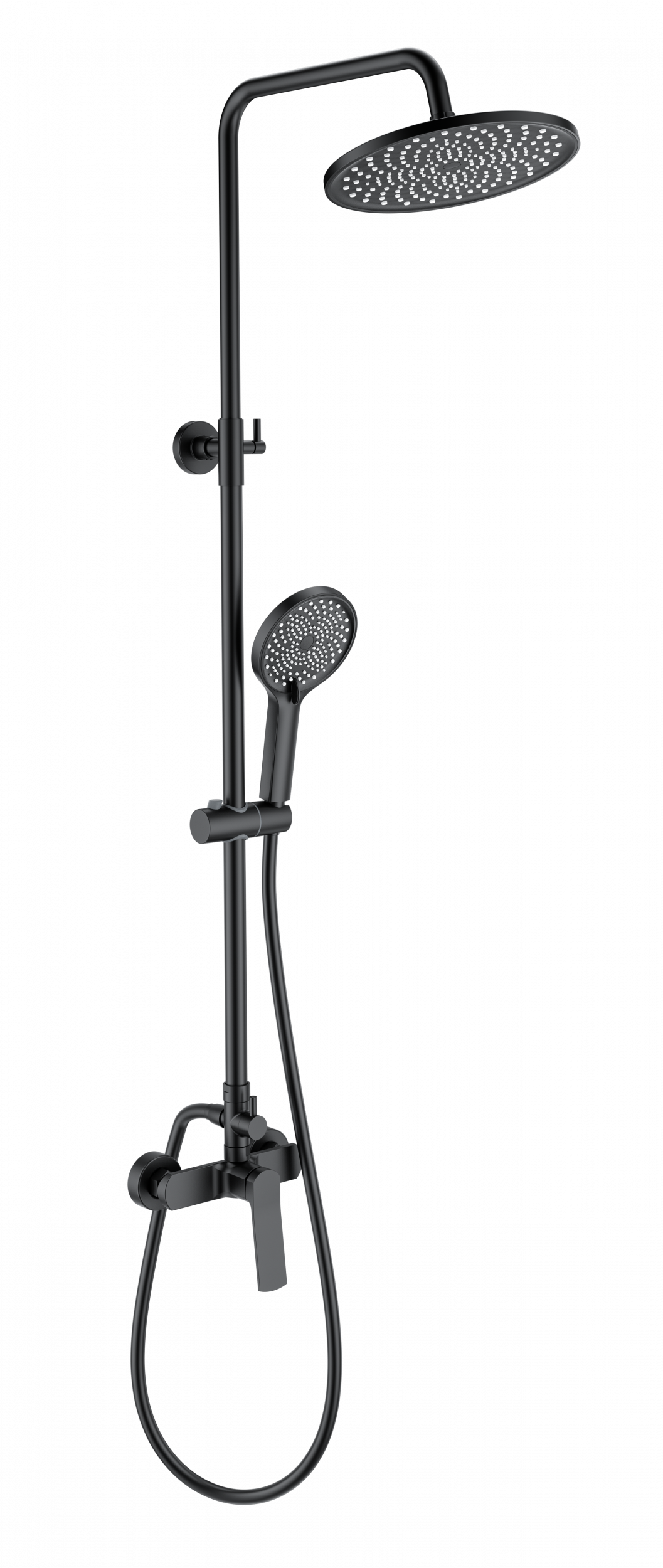 Душевая стойка Wonzon&Woghand WW-B3200-MB черный матовый