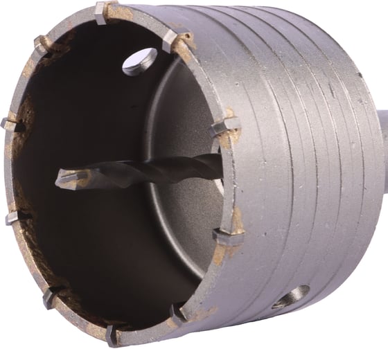 Коронка по кирпичу, камню, бетону 85 мм, М22, SDS-plus для перфоратора DERZHI 8306-012