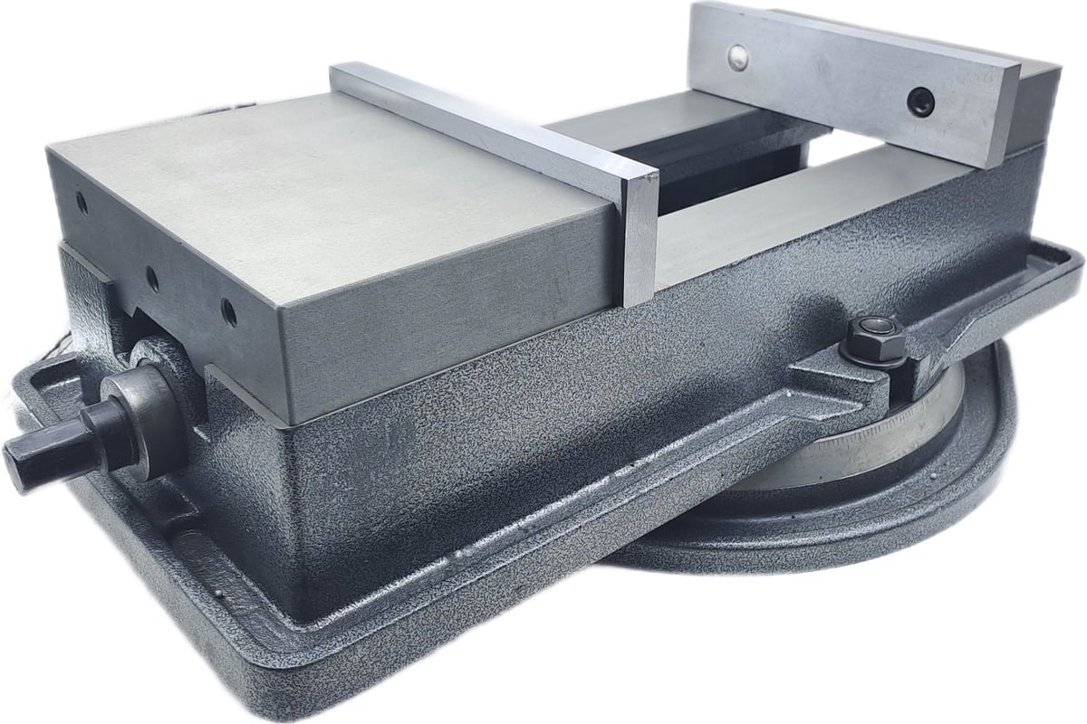 Станочные тиски TORNERI прецизионные поворотные L губок 200 мм, серия QM16200 Swivel 045761