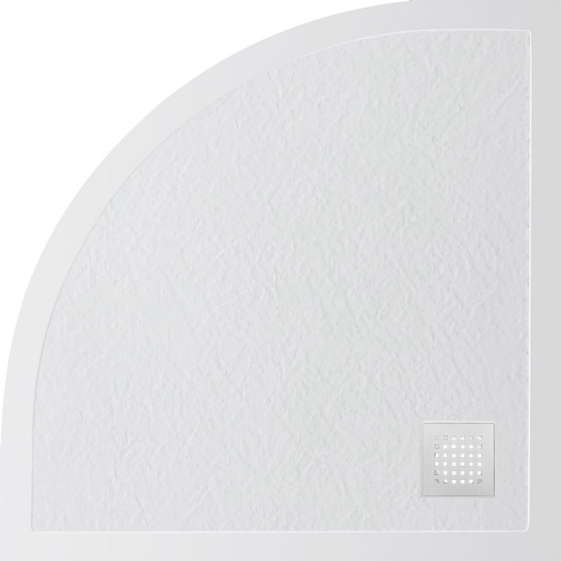 Поддон для душа BelBagno TRAY-MR-UNO-R-80-550-35-W-BO 80x80 белый, накладка белый