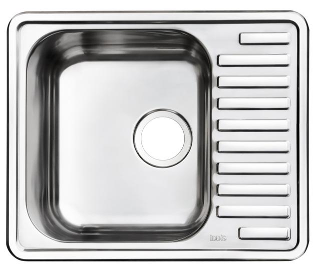 Кухонная мойка Iddis Strit STR58SDi77 58.5 см без отверстий, сатин