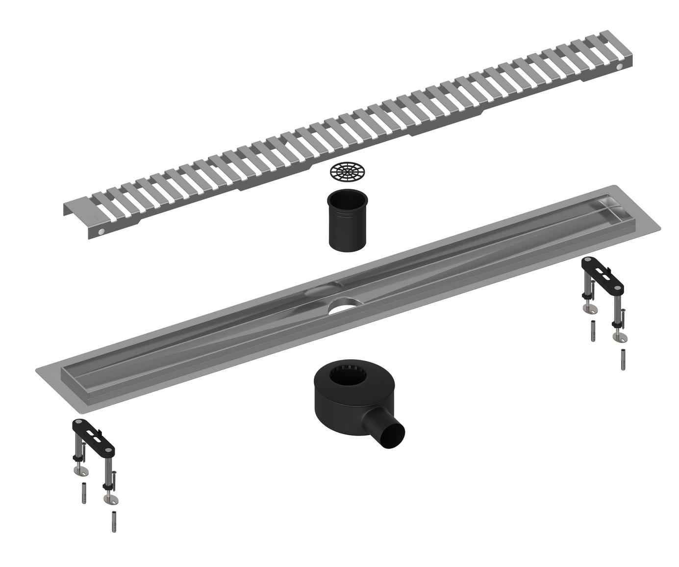 Трап для душа Timo Drain System 600 DS230106/00 60 см, вставка Lines, хром
