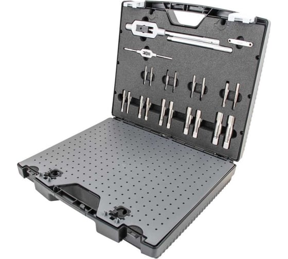 Набор ручных метчиков и плашек Norgau UNF 1/4-1", 37 предметов HSS 013904650