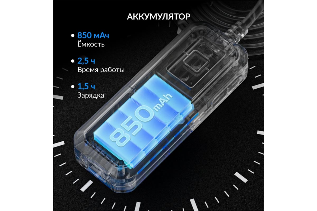 Видеоэндоскоп iCartool WIFI, 3.5Мп, 2560x1440, 3м, 7.9 мм зонд IC-V803