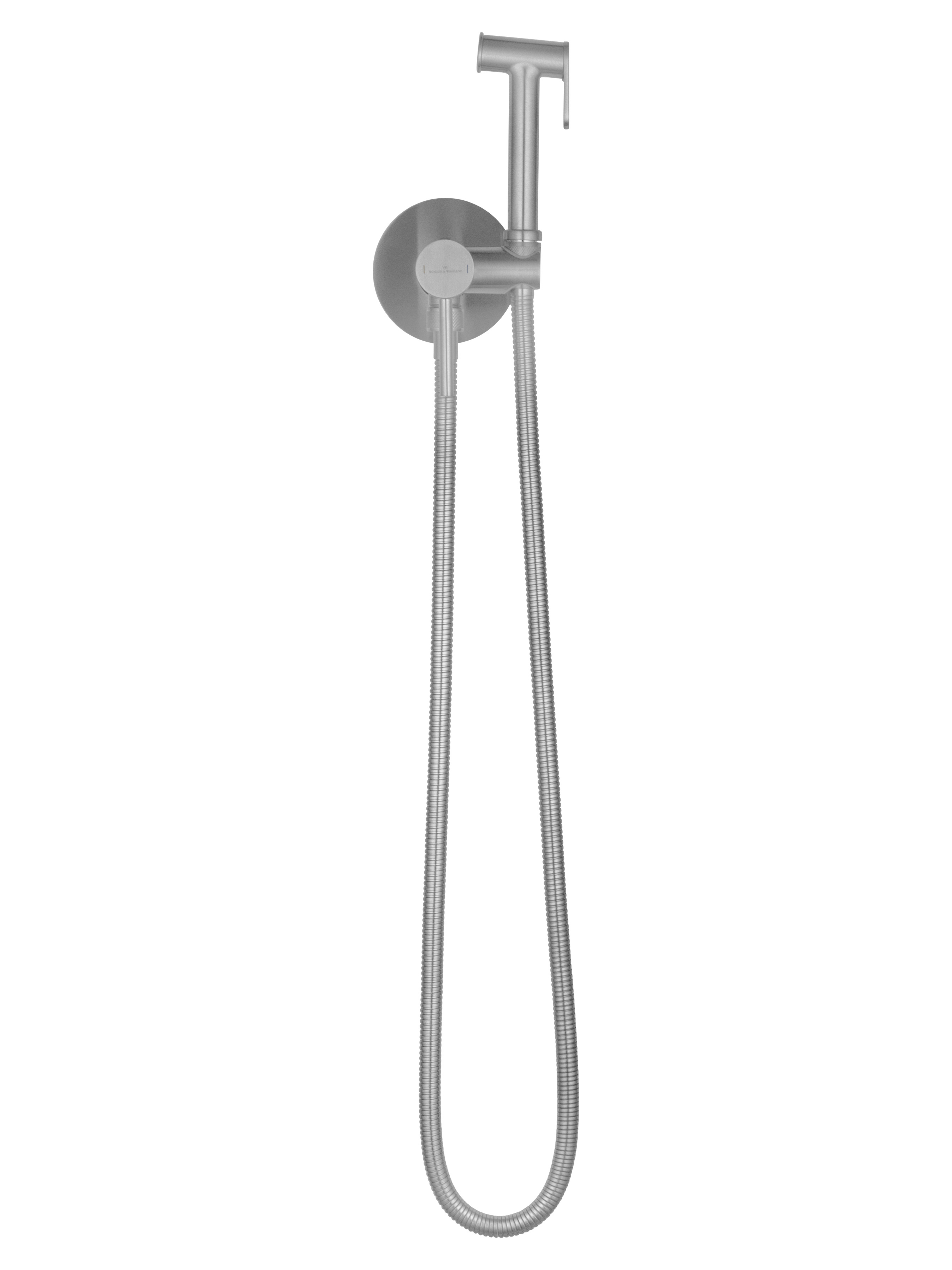 Смеситель Wonzon&Woghand Stick WW-88829902-BN с гигиеническим душем, брашированный никель
