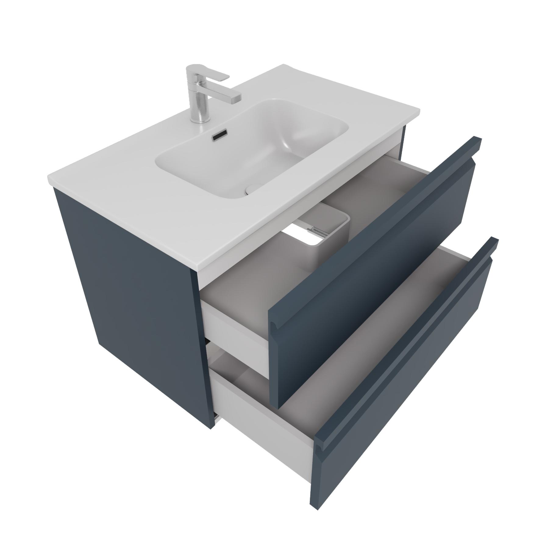 Тумба с раковиной Aquatek Вега 80 см AQ77080