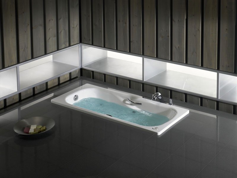 Стальная ванна Roca Princess-N 160x75 с отв. для ручек