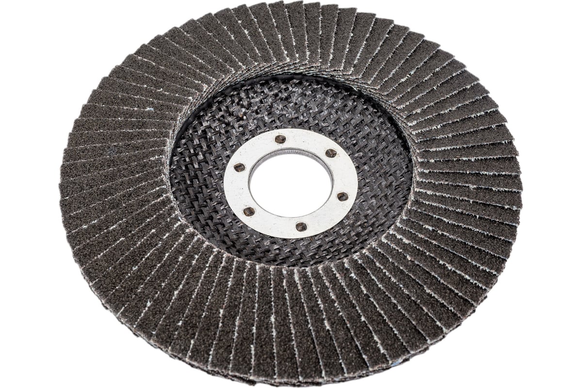 Круг лепестковый торцевой по алюминию 125x22.23 мм, зерно P60 PROMAT 4000840066