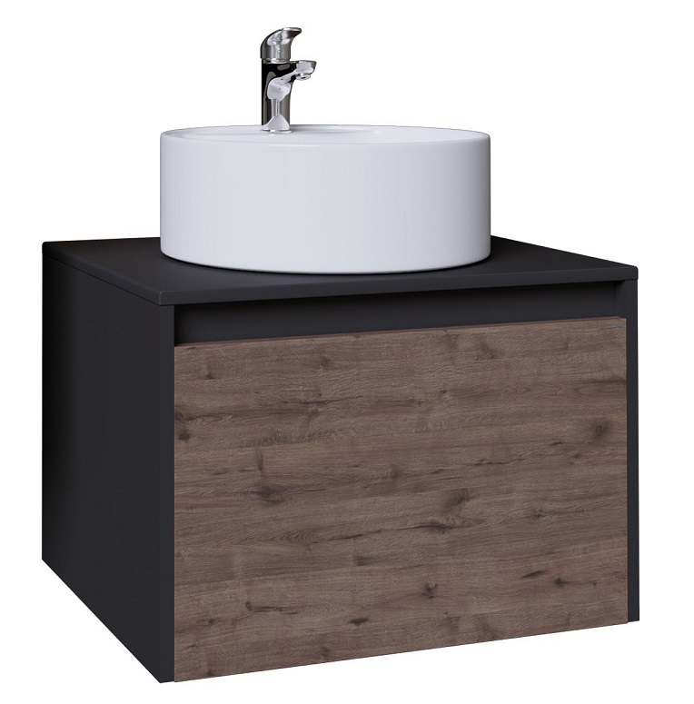 Мебель для ванной Grossman Смарт 60 см веллингтон/графит