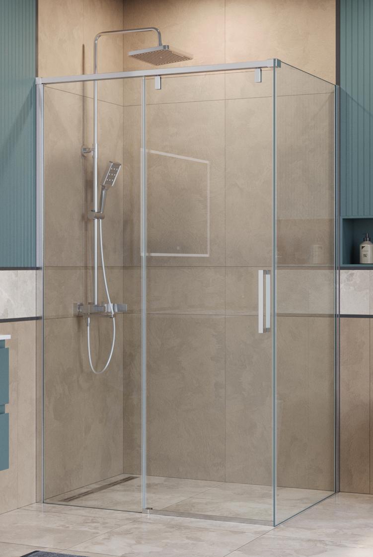 Душевой уголок BelBagno SOFT_CLOSE-1-AH-1-120/80-C-Cr 120x80 прозрачный, хром Душевой уголок BelBagno SOFT_CLOSE-1-AH-1-120/80-C-Cr 120x80 прозрачный, хром