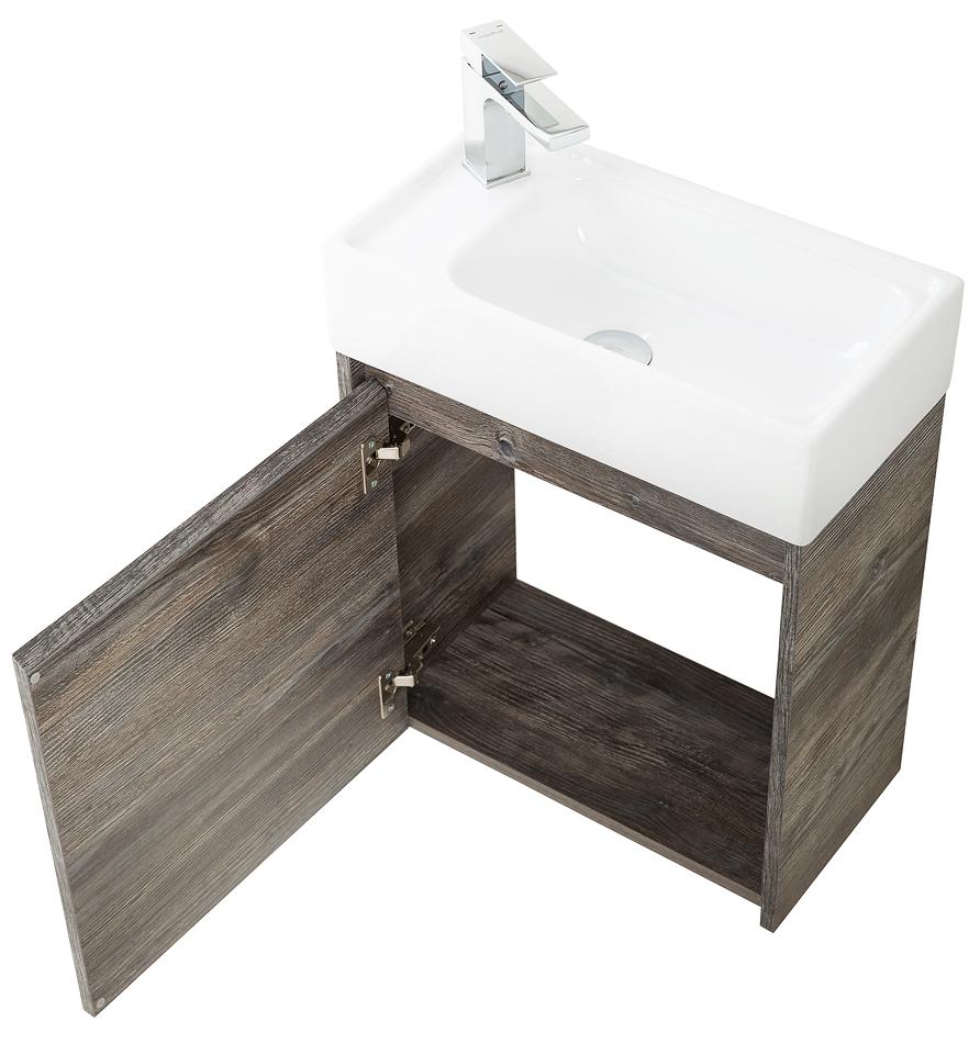 Тумба с раковиной BelBagno Kraft Mini 50 см L