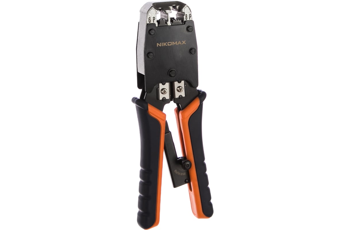 Обжимной профессиональный инструмент RJ45/8P8C, RJ12/6P6C, RJ11/6P4C Nikomax NMC-500R