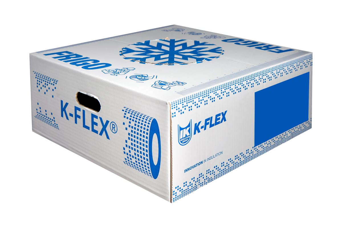 Трубная изоляция для медных труб K-FLEX ST FRIGO 12/6 (1/2 дюйма) в упаковке 45 м R06012214403