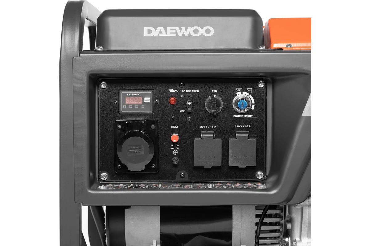Дизельный генератор с возможностью подключения ATS Daewoo DDAE 9000XE (2024)