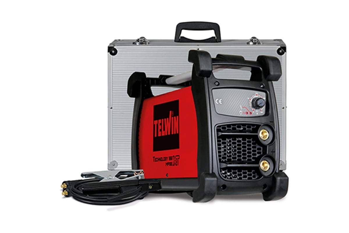 Сварочный инвертор Telwin TECHNOLOGY 186 XT MPGE+ACX+ALU C.CASE 816250