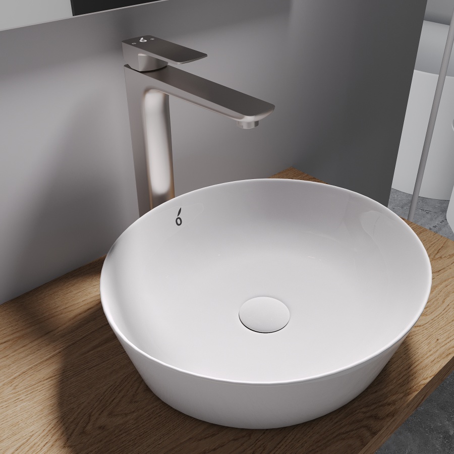 Смеситель для раковины Oliveeka D-Line OL-239003-BN никель матовый