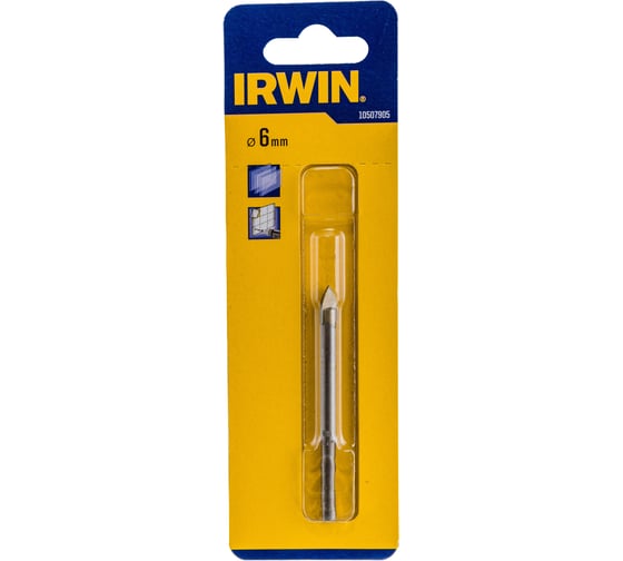 Сверло по стеклу и плитке (6 мм) Irwin 10507905