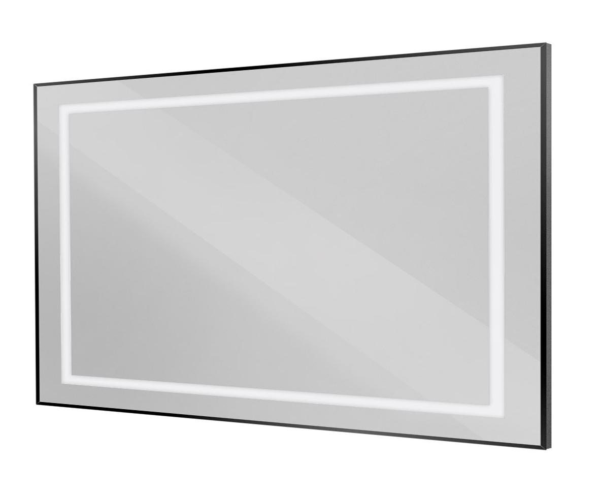 Зеркало BelBagno SPC-KRAFT-1400-800-SENS-NERO 140x80 см сенсорный выключатель, черный