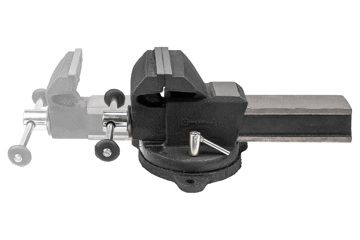 Тиски Forcekraft стальные поворотные с наковальней 3", 80мм FK-6540303(60296)