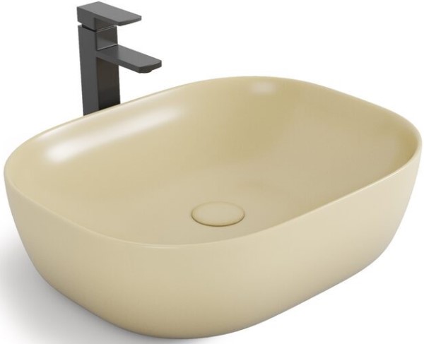 Раковина BelBagno BB1302-H316 50 см, бежевый матовый