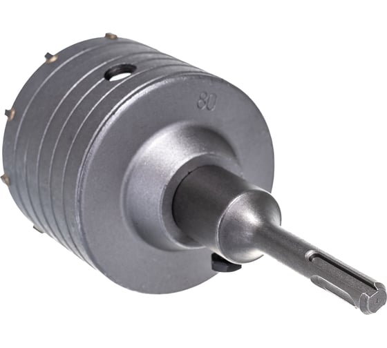 Коронка в сборе по бетону (80 мм; М22) Vertextools 222-0080