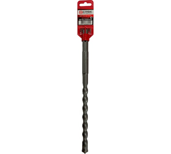 Бур SDS-Max по бетону для перфоратора квадро А 18x350 мм Strong СTC-041018350