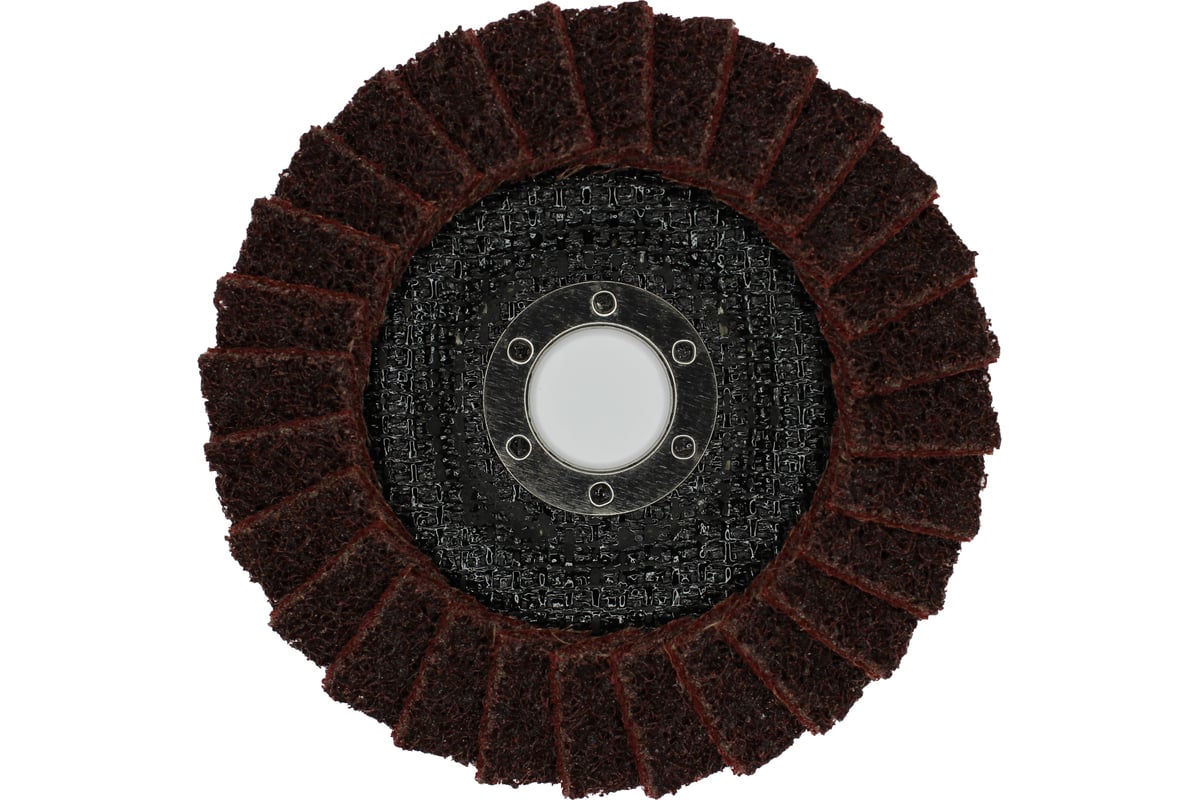 Тарельчатый нетканый лепестковый круг 125 мм Medium Orientcraft 116.00-Non-woven M