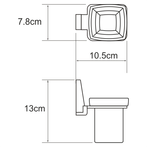 Держатель для стакана WasserKRAFT Abens K-3228