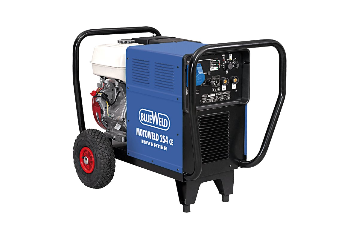 Сварочный инвертор с бензиновым генератором BlueWeld Motoweld 254 CE 815704