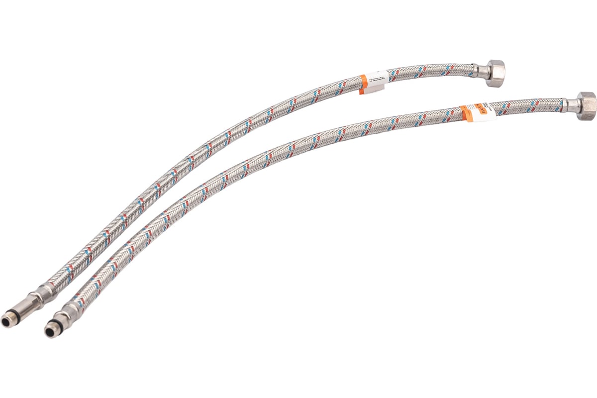 Подводка к смесителю (пара; 0.6 м; 1/2F-M10) VRT 521795