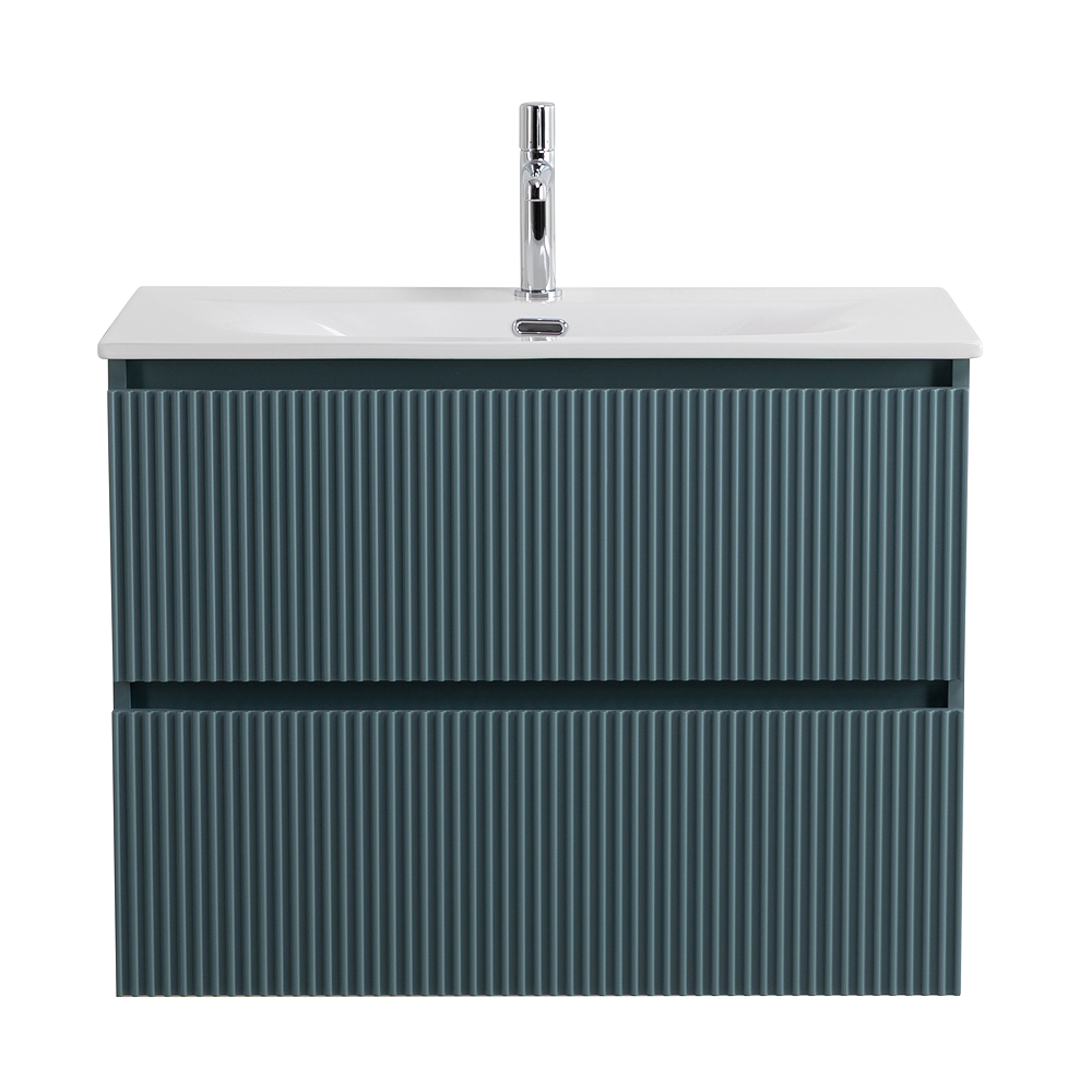 Тумба с раковиной BelBagno Uno-Mini 90 см Голубой матовый