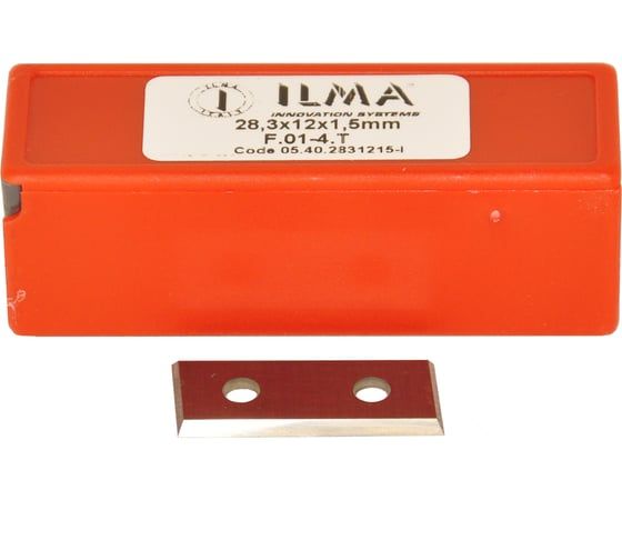 Нож сменный твердосплавный 28,3x12x1,5 со скосом HW 35º Z=4 NR ILMA 05.40.2831215-I