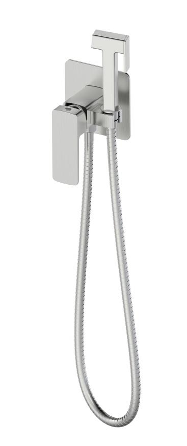 Смеситель Oliveeka D-Line OL-829003-BN с гигиеническим душем, никель матовый