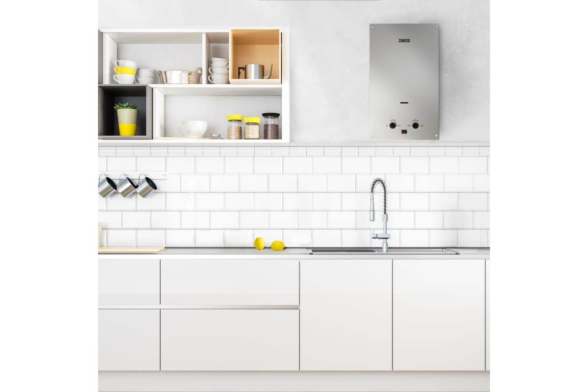 Газовая колонка Zanussi GWH 10 Fonte Glass Mirror НС-1194435