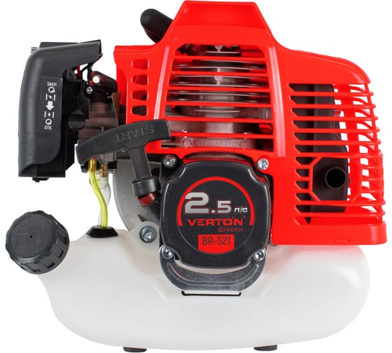 Бензиновый триммер Verton garden BR-521 52 см3,, нож 3т, катушка 01.5985.6393