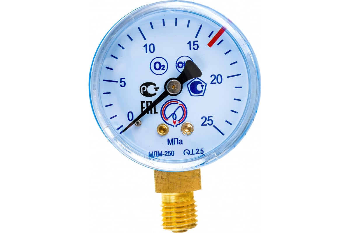 Манометр МДМ-250 М12х1.5, 50 мм, 250 атм Brima 0009148