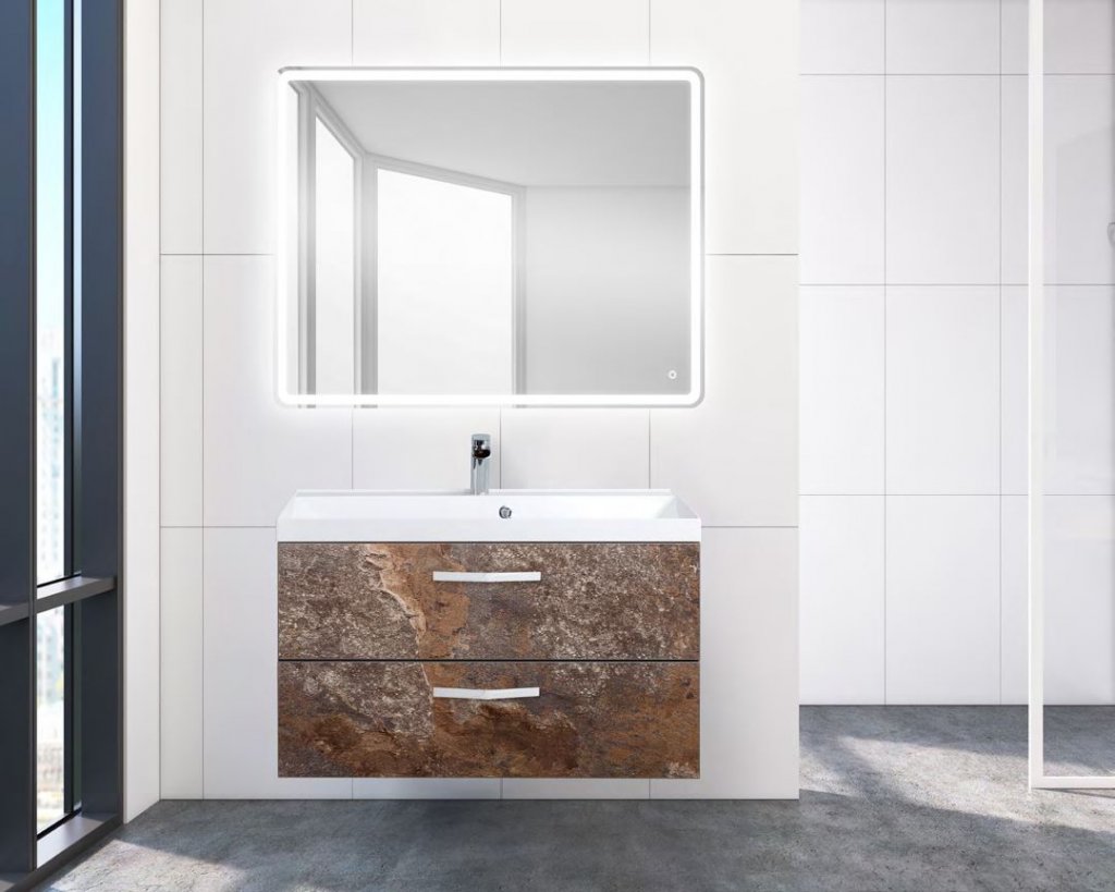 Тумба с раковиной BelBagno Aurora 80 см