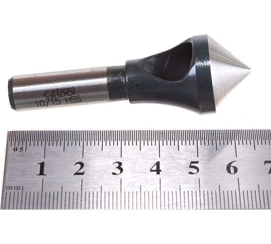 Зенкер со снятием стружки 10/15 (21.5х64.5 мм; хвостовик 10 мм; HSS) Bucovice Tools 742015