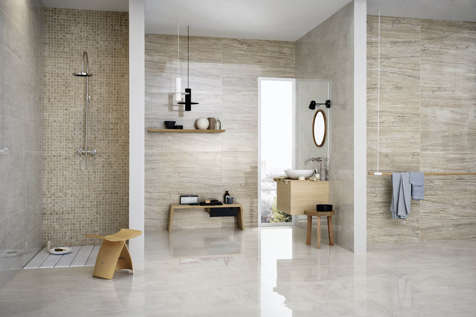 Керамогранит Marazzi Italy Allmarble Travertino Rett. 60х60 см, MMGN