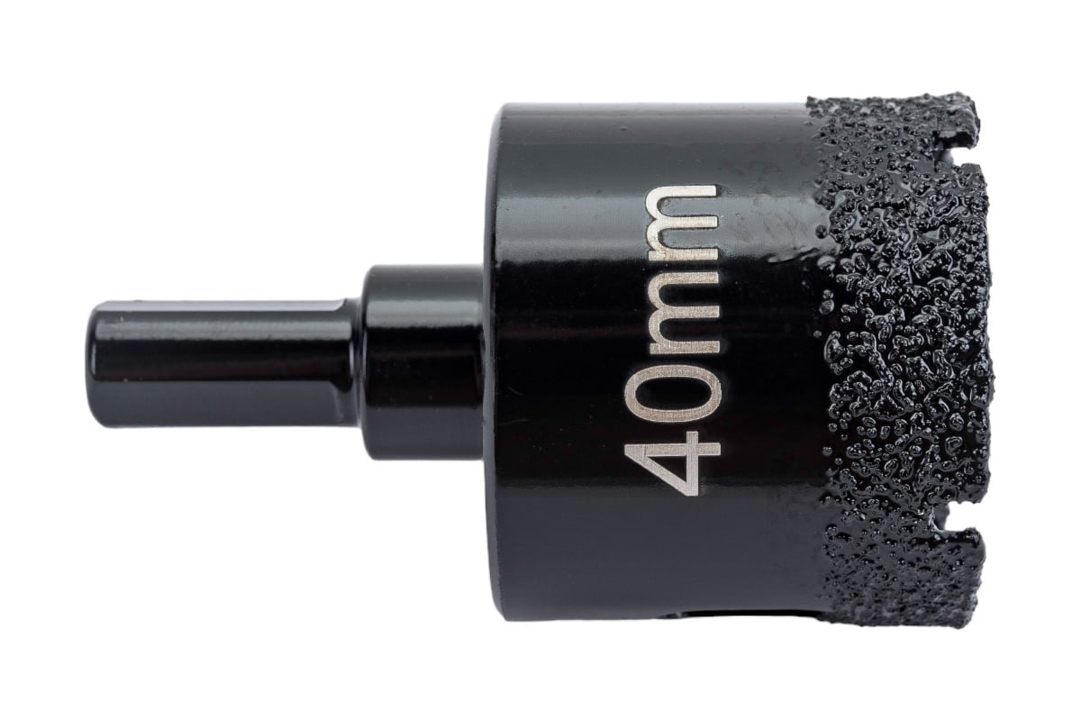 Коронка алмазная по керамограниту 40 мм PROFI 1/4 Skrab 31140