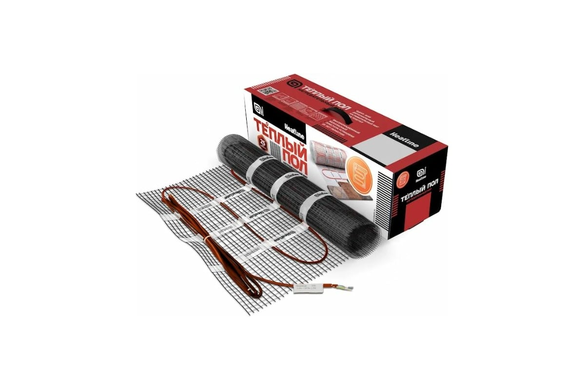 Двухжильный нагревательный мат HEATLINE SuperMat-1440-8,0