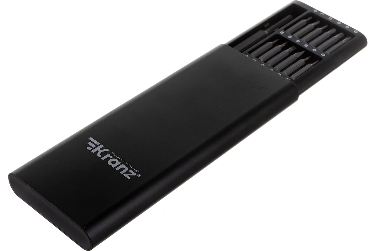 Набор отверток для точных работ Kranz RA-03, 25 предметов KR-12-4753