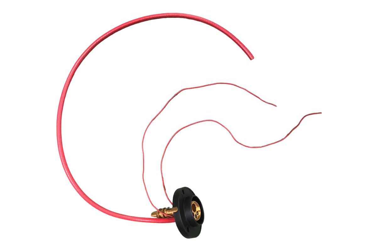 Евроразъем для сварочного полуавтомата Wiederkraft WDK-625022-2