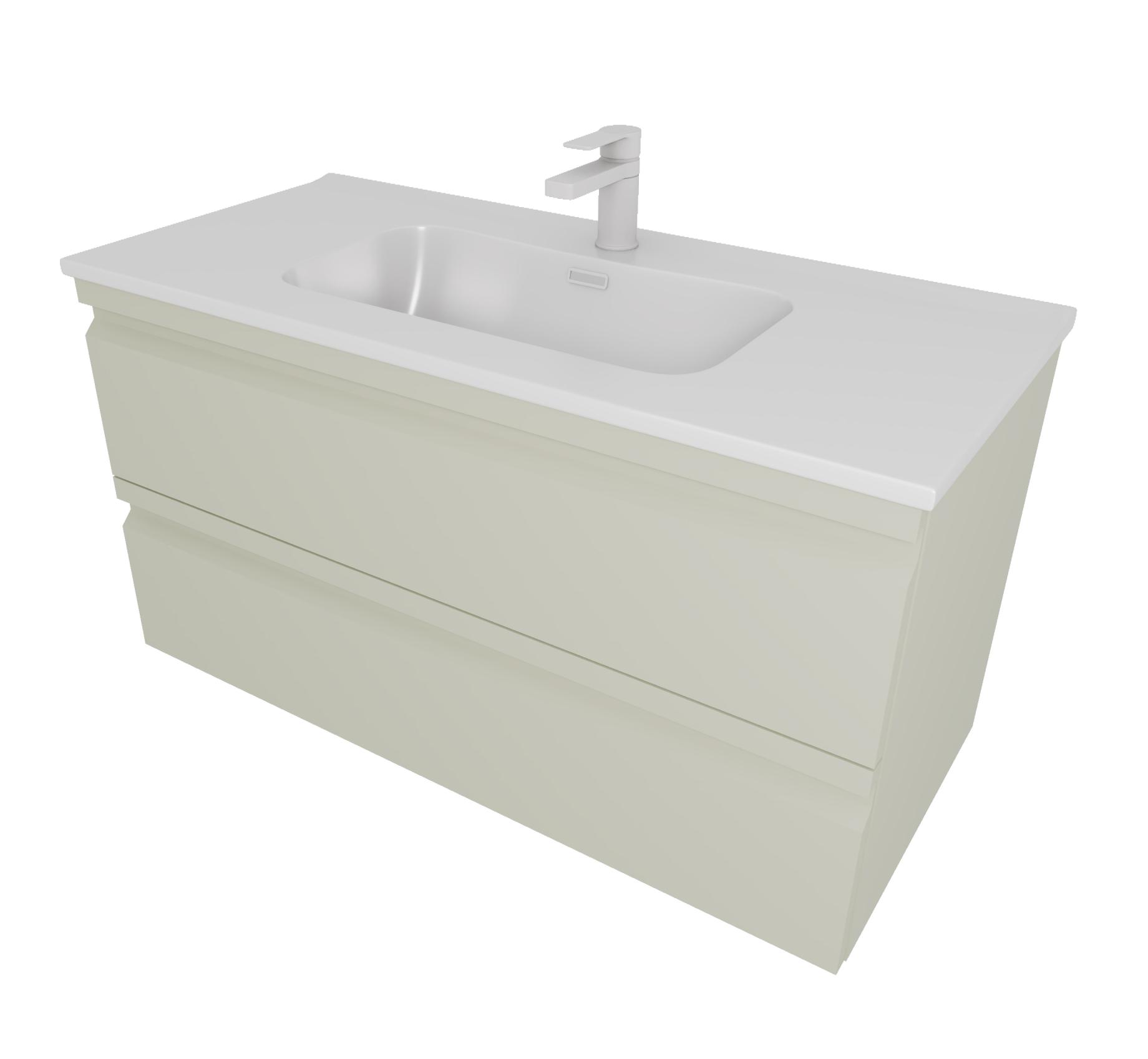 Тумба с раковиной Aquatek Вега 100 см AQ77100