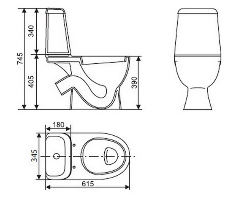 Унитаз Sanita Luxe Max MAXSLCC01040513 с микролифтом